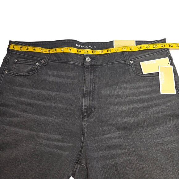 Michael Kors Selma High Rise Ankle Length Skinny Jeans Charcoal 22W - Picture 6 of 12